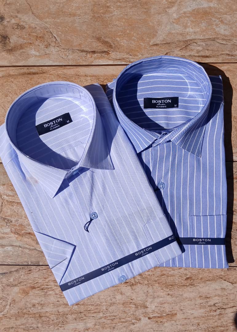 Chemise Boston arrière demi-manche
