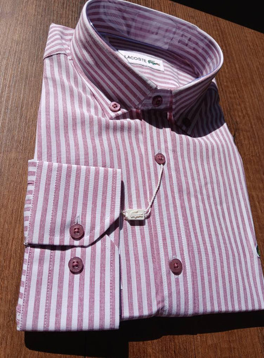 Chemise Lacoste à rayures