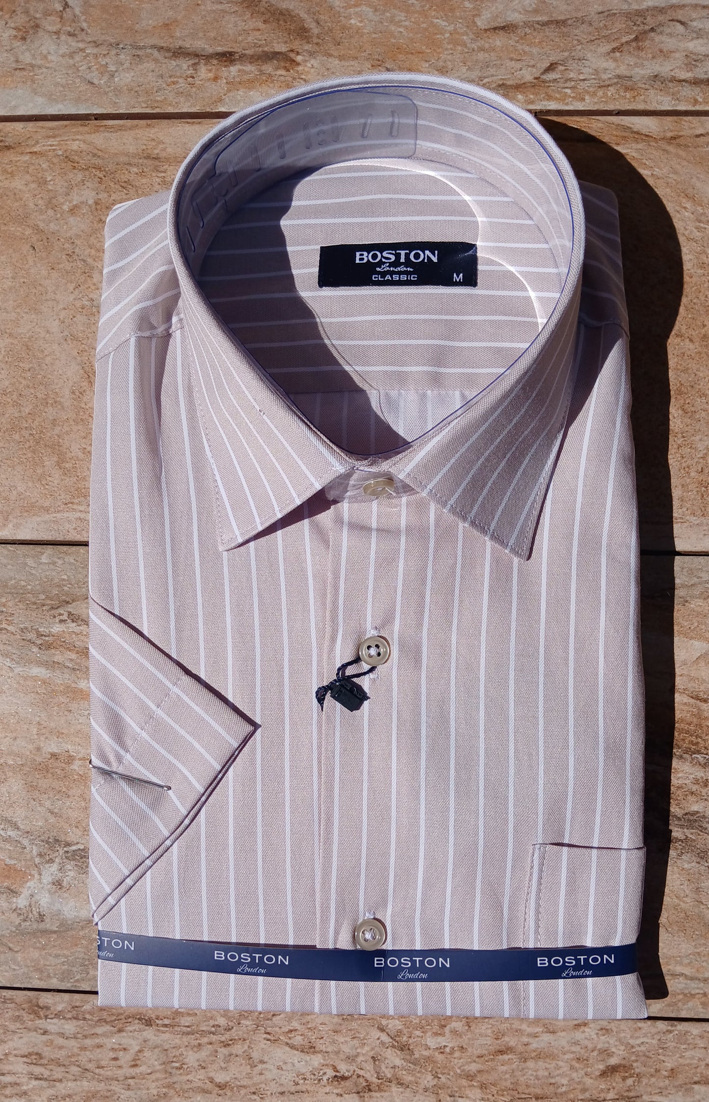 Chemise Boston arrière demi-manche