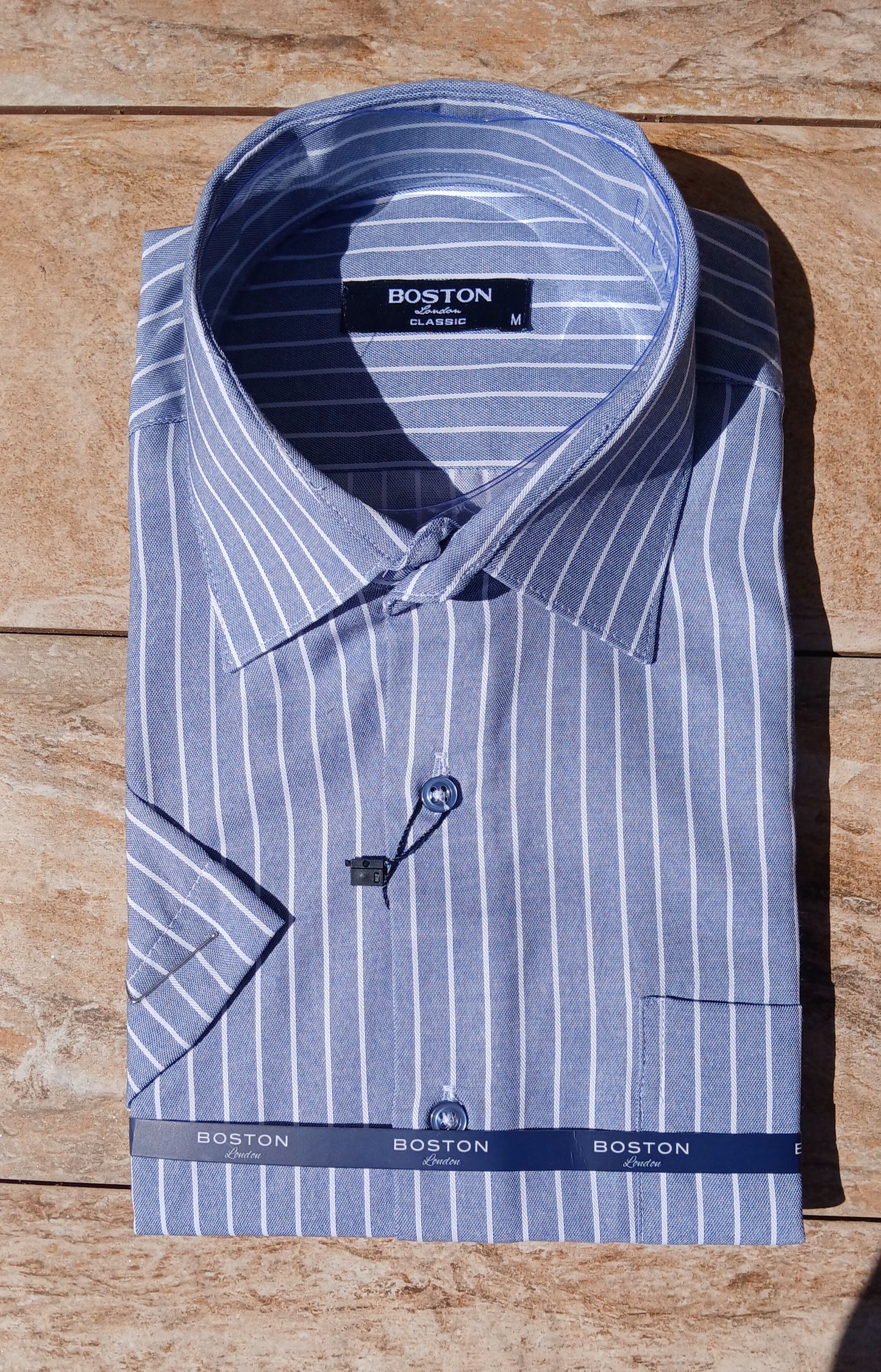 Chemise Boston arrière demi-manche