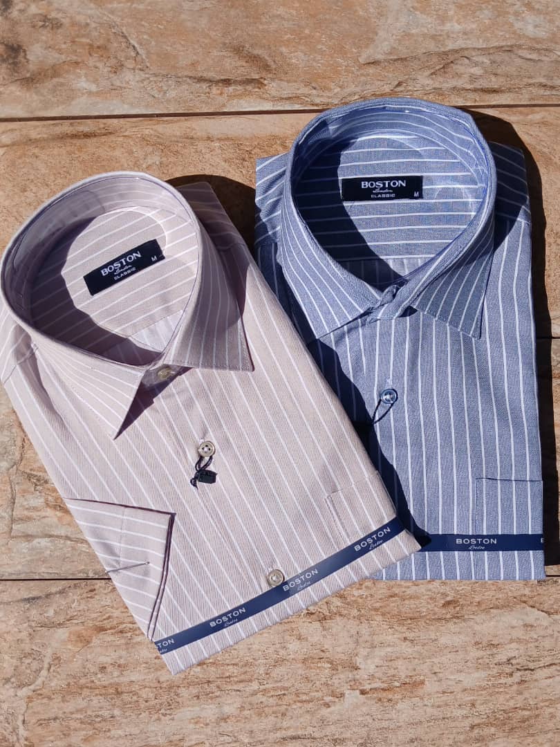 Chemise Boston arrière demi-manche