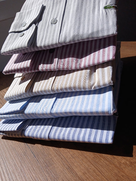 Chemise Lacoste à rayures